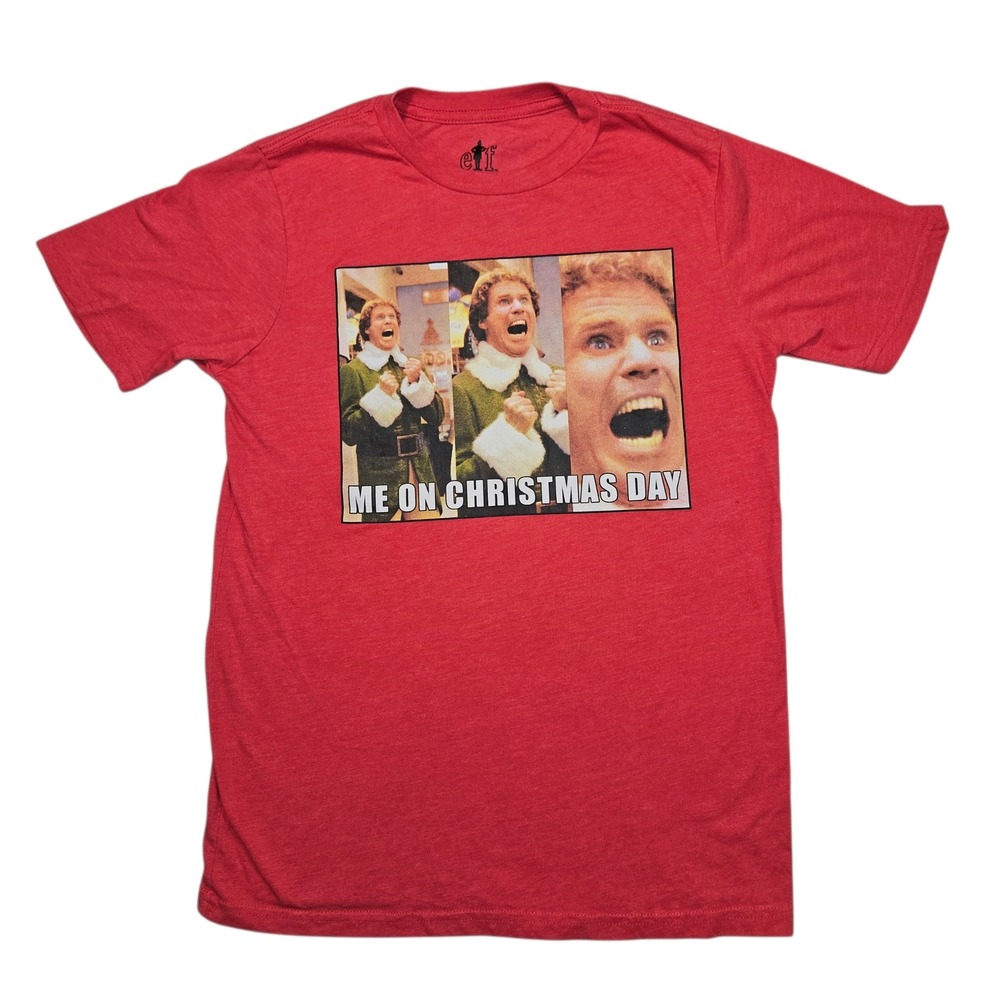 Elf Movie 2020 Buddy The Elf Graphic T-Shirt Red Sz XL